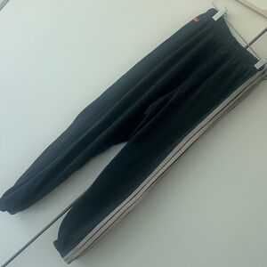 Aviator Nation Black Men's Sweatpants with Grey Stripes